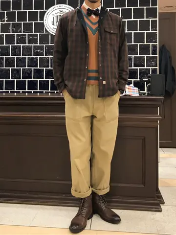 J.PRESS MEN 赤石 コーディネート画像