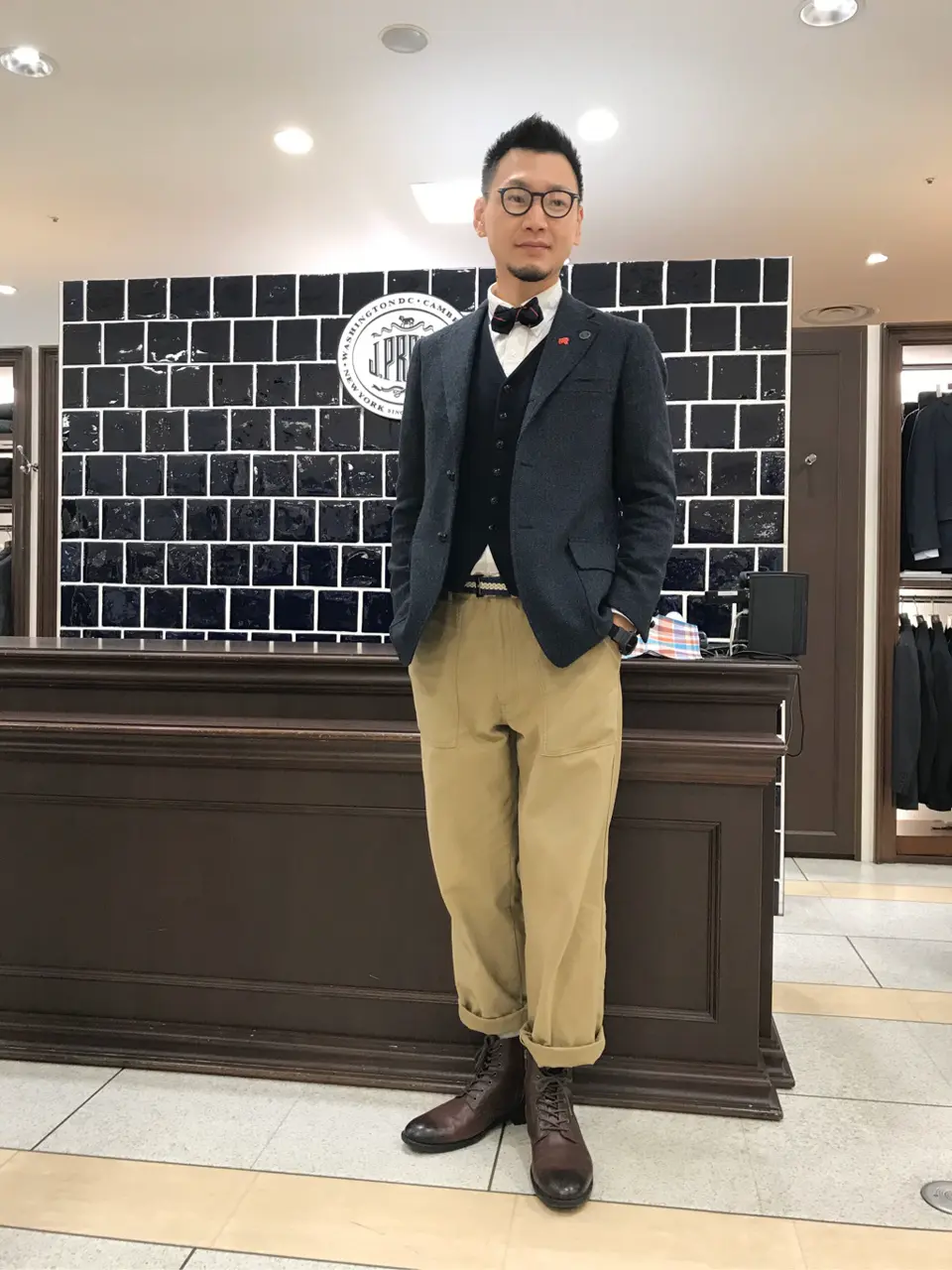  赤石 コーディネート画像