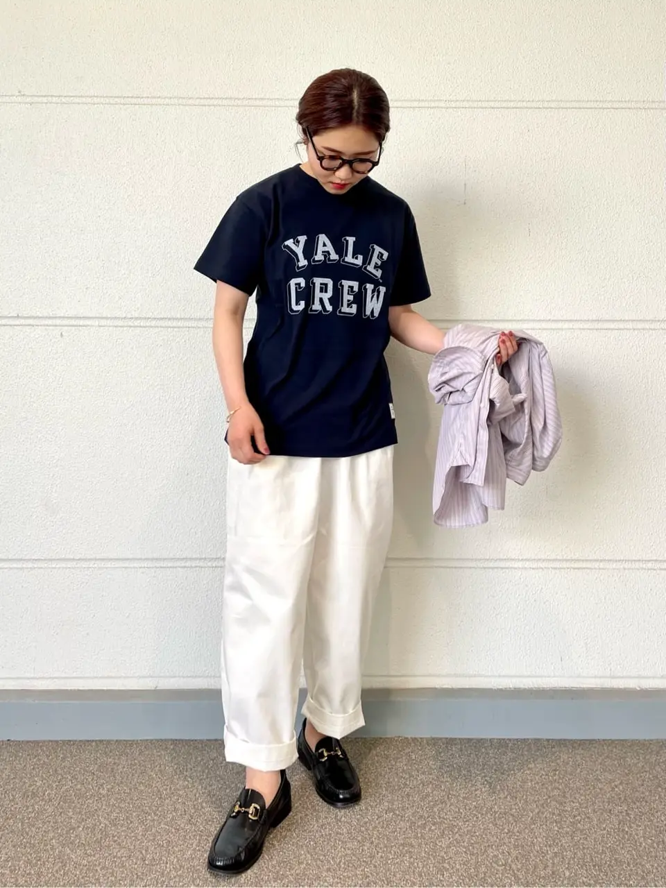 J.PRESS YORK STREET スタッフ コーディネート画像