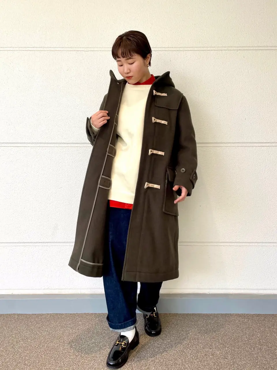 J.PRESS YORK STREET スタッフ コーディネート画像