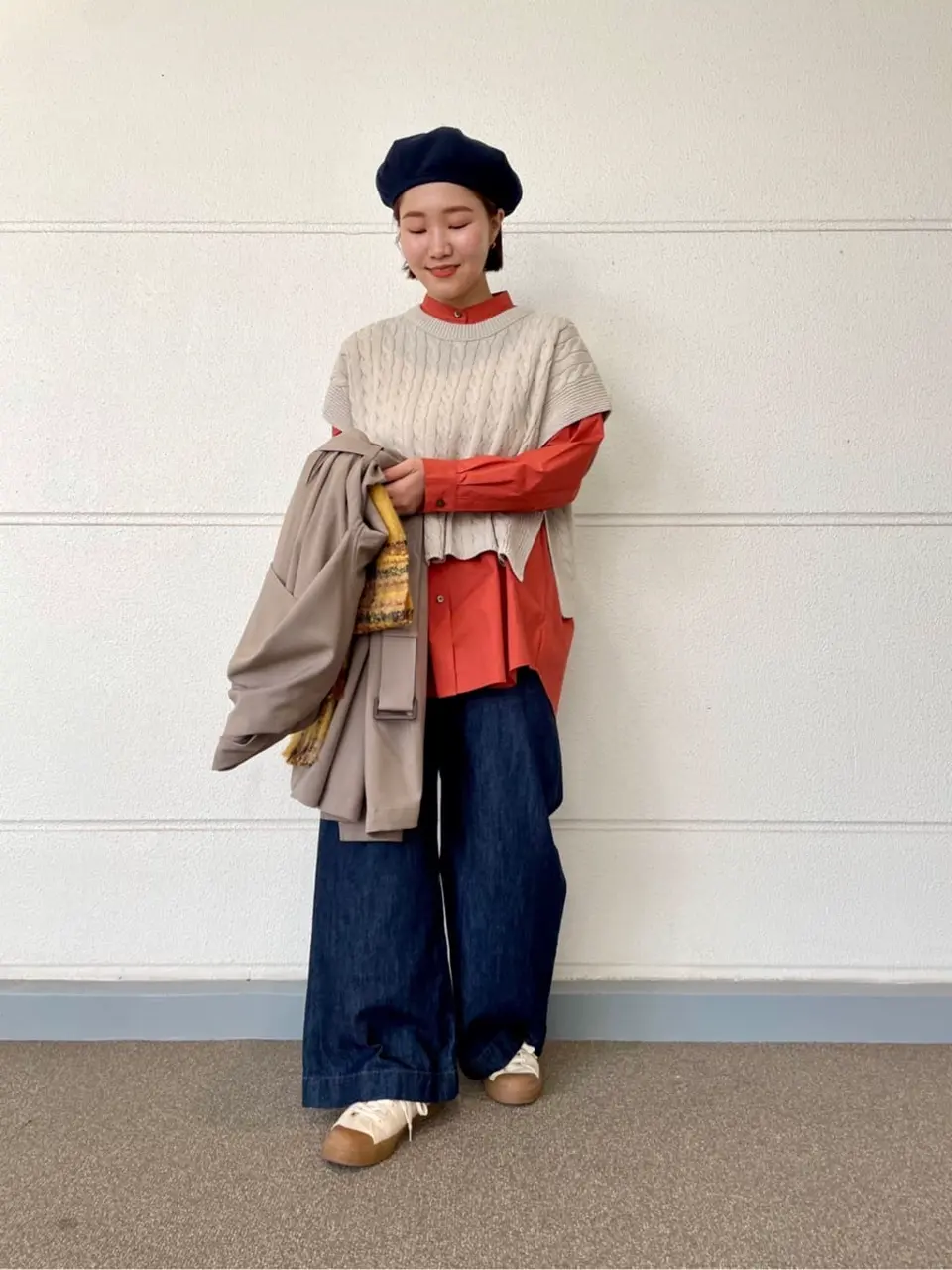 J.PRESS YORK STREET スタッフ コーディネート画像