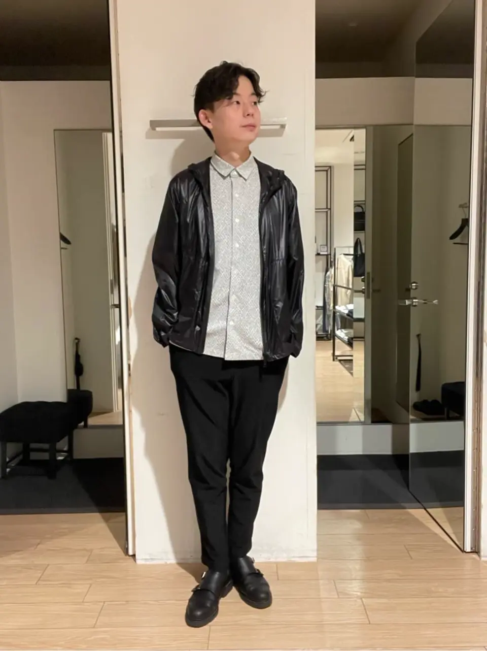 JOSEPH HOMME 佐藤健人 コーディネート画像