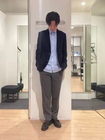 JOSEPH HOMME 佐藤健人 コーディネート画像