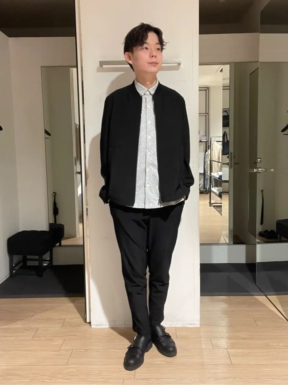 JOSEPH HOMME 佐藤健人 コーディネート画像