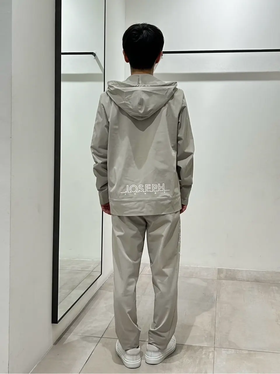 【美品】【かっこいい】JOSEPH HOMMEフード付きジャケット⭐️ JOSEPH HOMME｜新素材【抜群のストレッチ性/セットアップ対応可