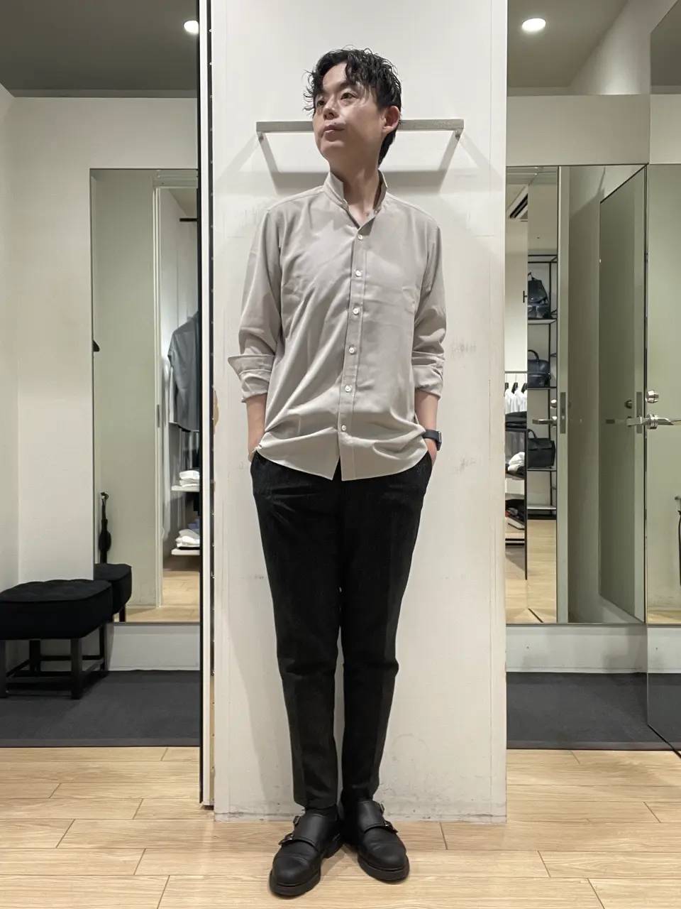 JOSEPH HOMME 佐藤健人 コーディネート画像