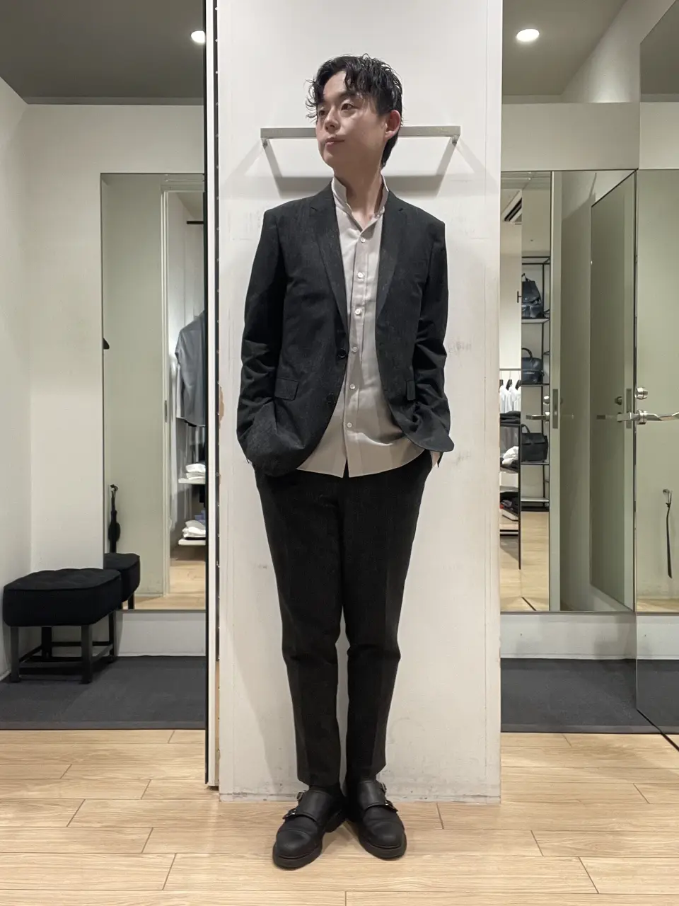 JOSEPH HOMME 佐藤健人 コーディネート画像