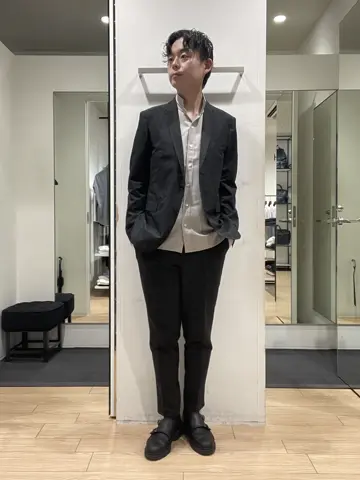 JOSEPH HOMME 佐藤健人 コーディネート画像