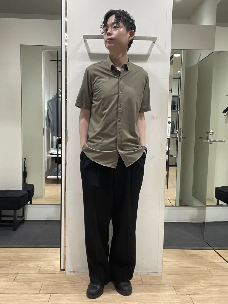 JOSEPH HOMME 佐藤健人 コーディネート画像