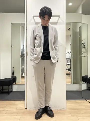 JOSEPH HOMME 佐藤健人 コーディネート画像