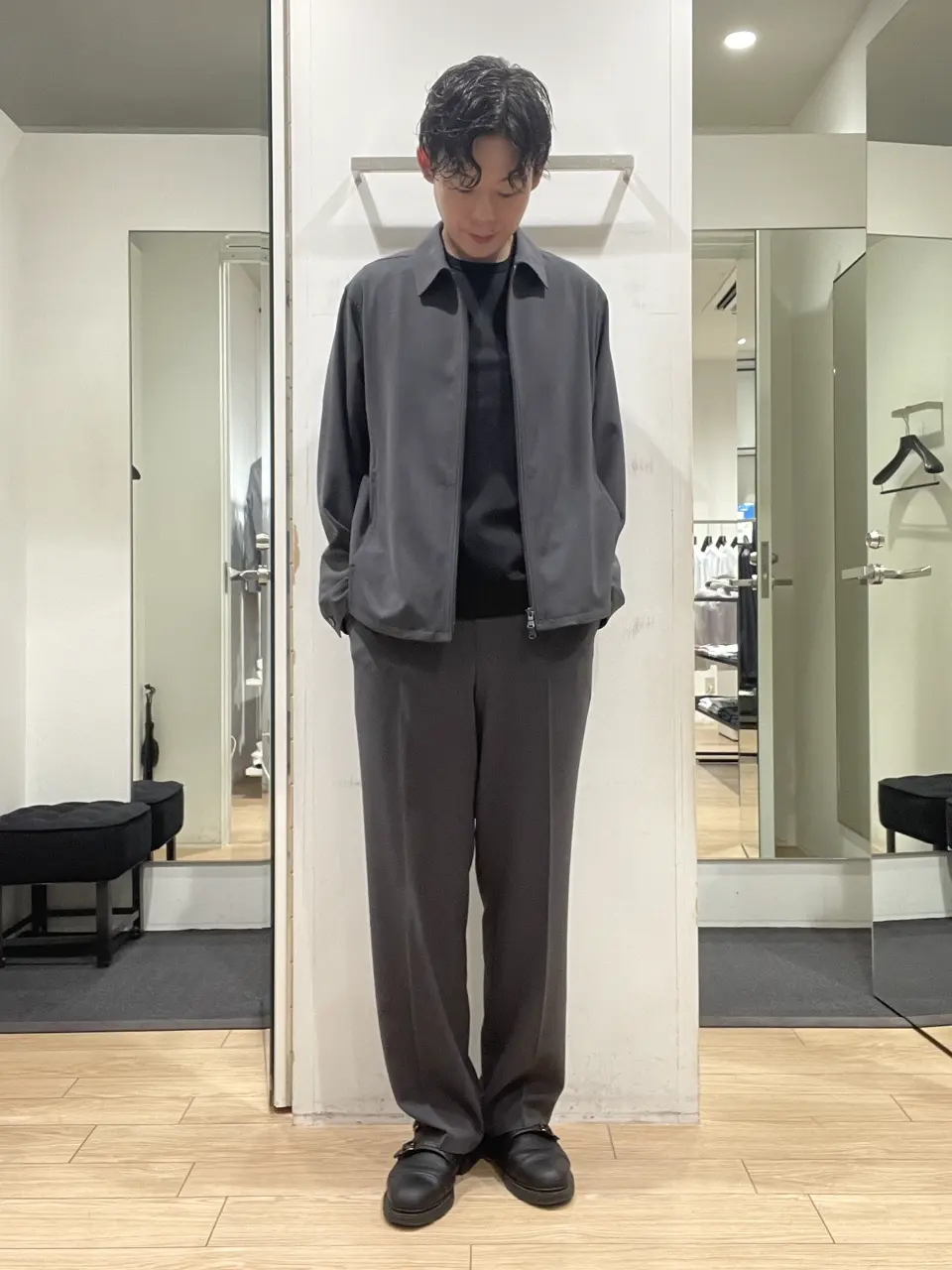 JOSEPH HOMME 佐藤健人 コーディネート画像