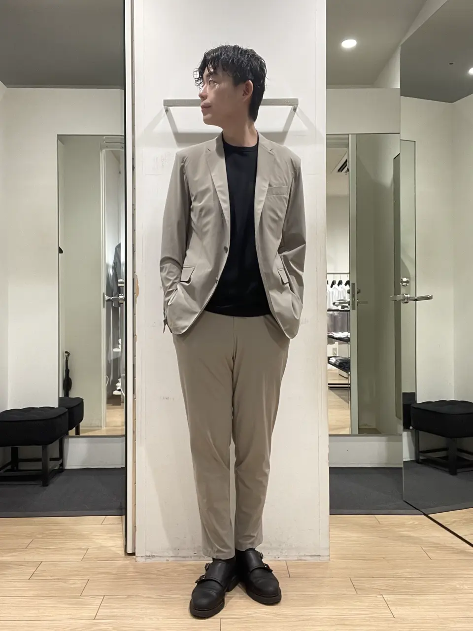 JOSEPH HOMME 佐藤健人 コーディネート画像