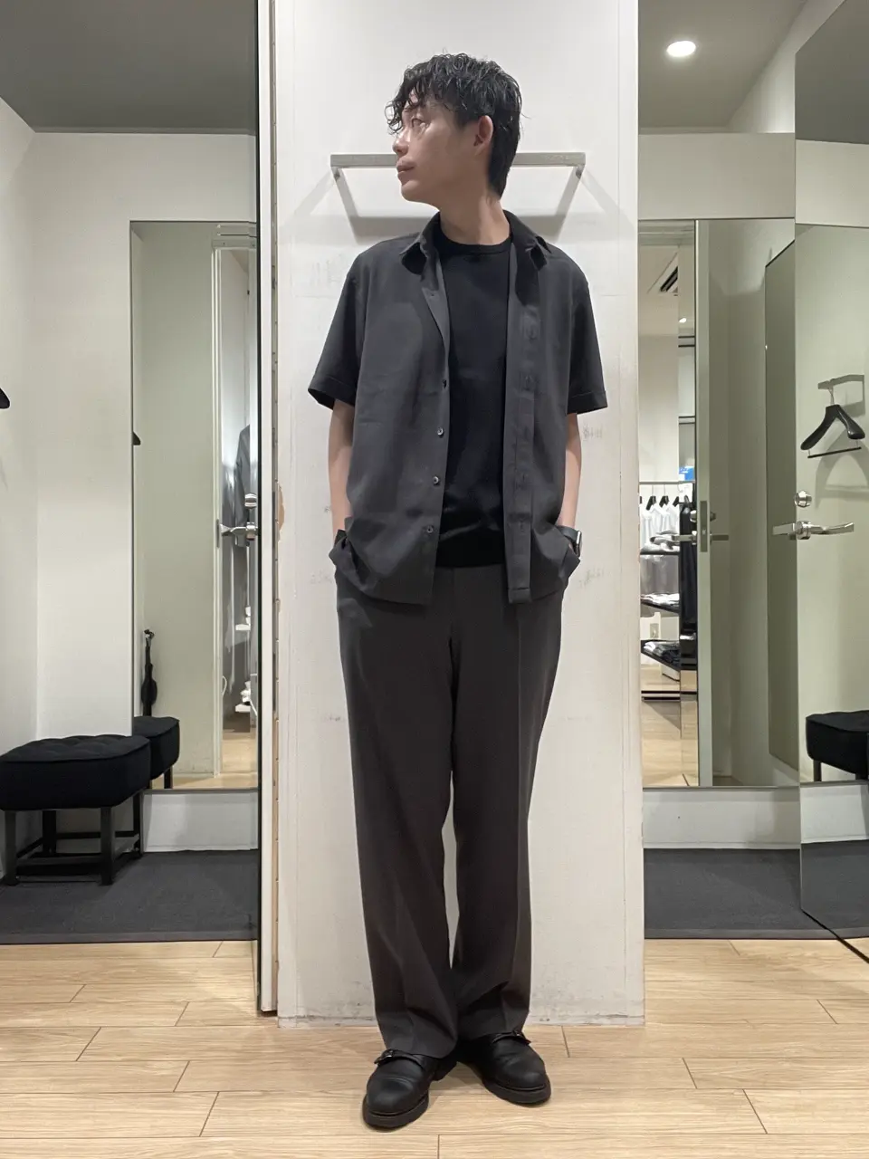 JOSEPH HOMME 佐藤健人 コーディネート画像