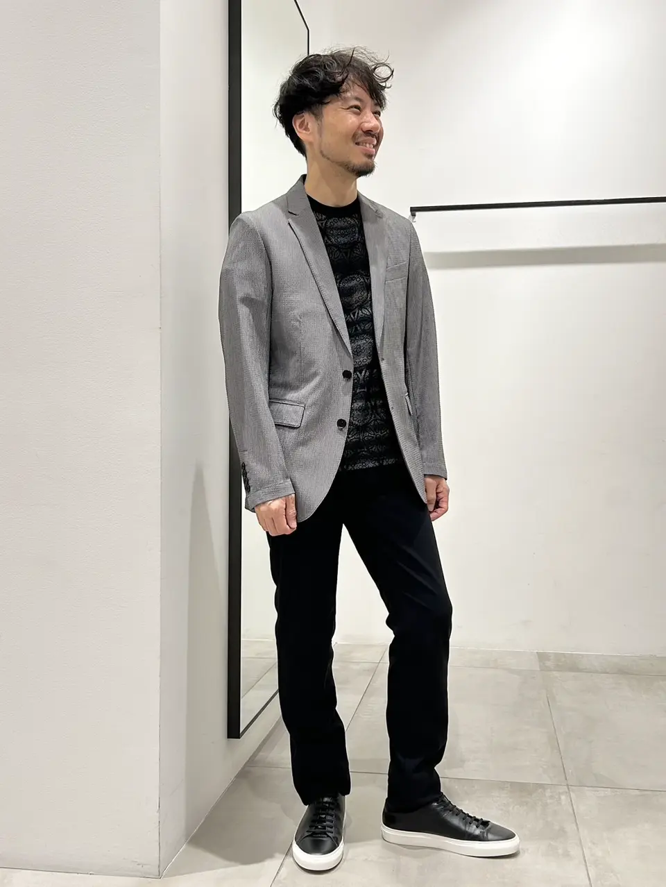 ほぼ未使用！Joseph homme ジャージー素材ダークネイビーXL(50) ほぼ未使用！Joseph homme ジャージー素材ダークネイビーXL(50)