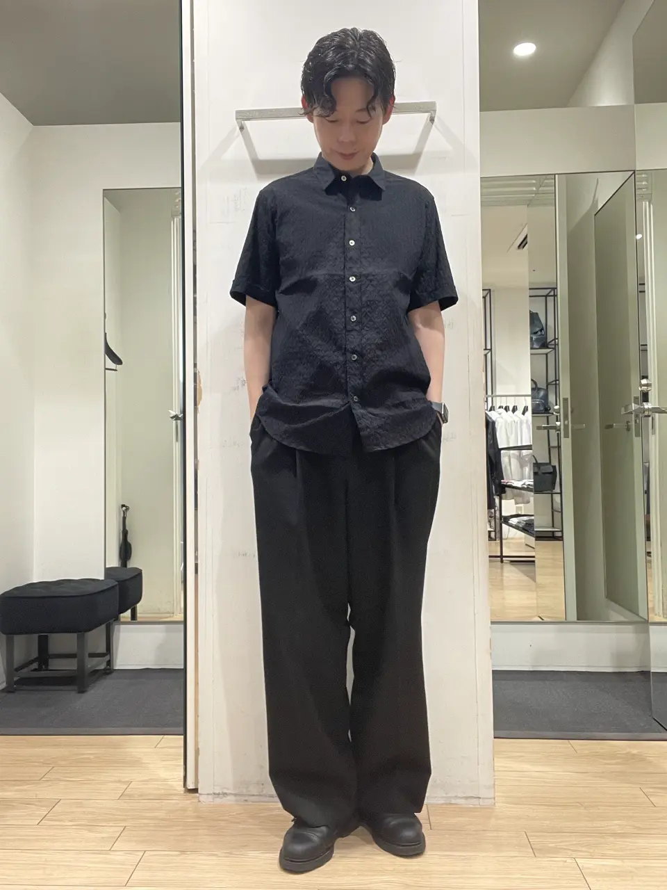 JOSEPH HOMME 佐藤健人 コーディネート画像