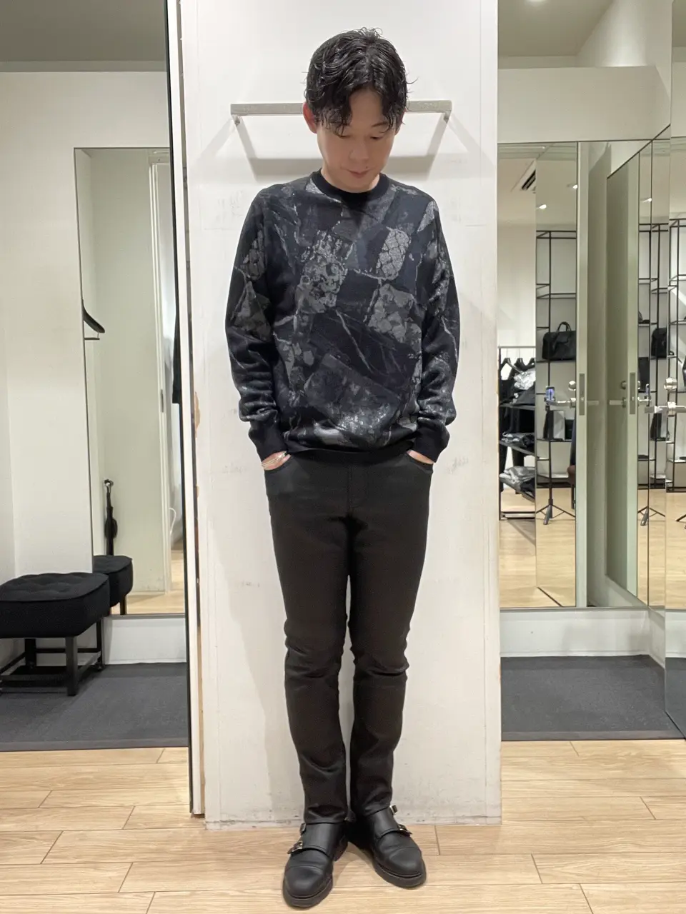 JOSEPH HOMME 佐藤健人 コーディネート画像