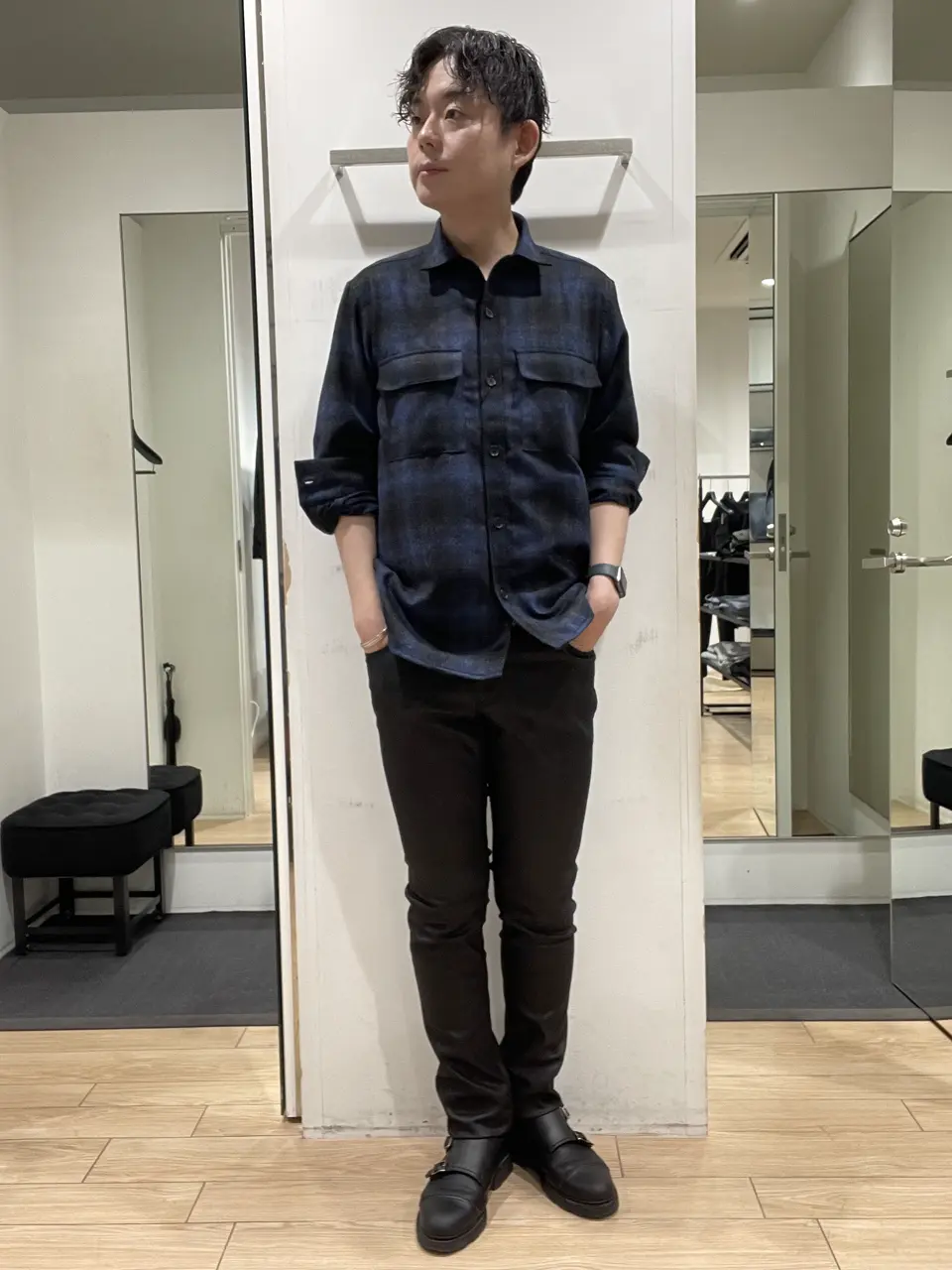 JOSEPH HOMME 佐藤健人 コーディネート画像