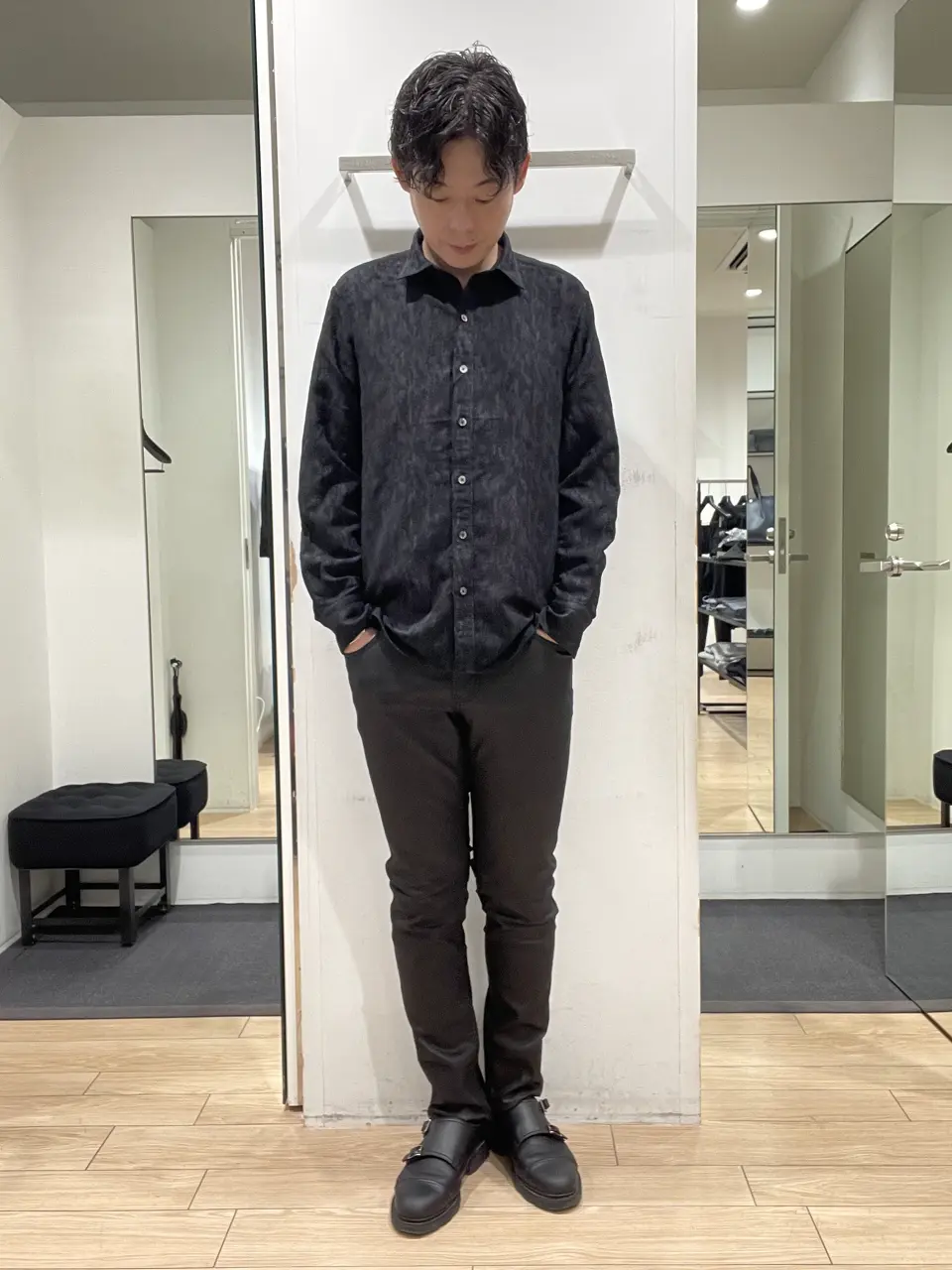 JOSEPH HOMME 佐藤健人 コーディネート画像