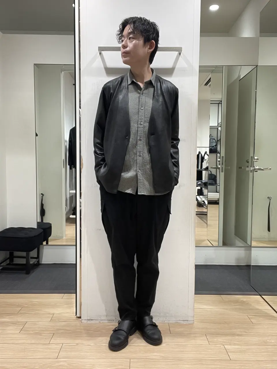 JOSEPH HOMME 佐藤健人 コーディネート画像