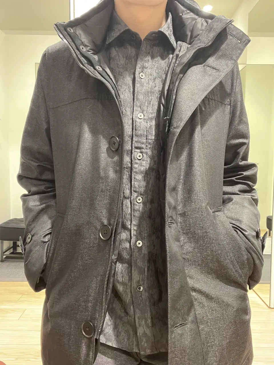 JOSEPH HOMME 佐藤健人 コーディネート画像