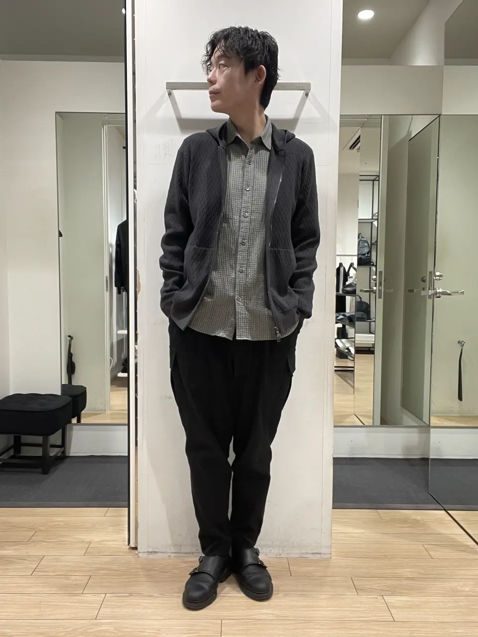 JOSEPH HOMME 佐藤健人 コーディネート画像