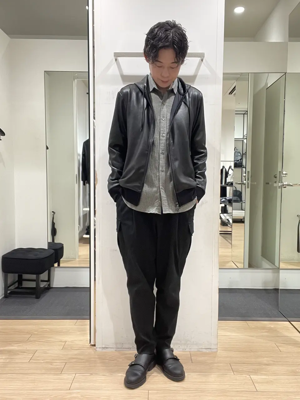 JOSEPH HOMME 佐藤健人 コーディネート画像