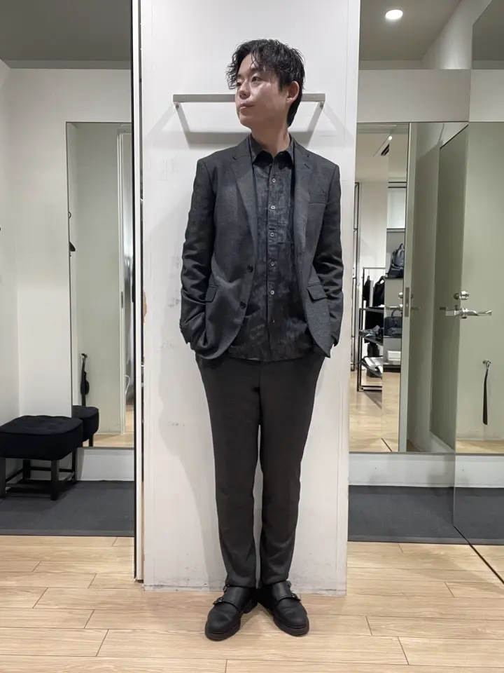 JOSEPH HOMME 佐藤健人 コーディネート画像