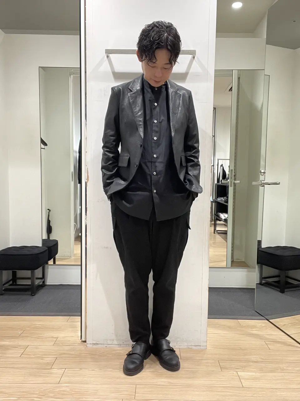 JOSEPH HOMME 佐藤健人 コーディネート画像