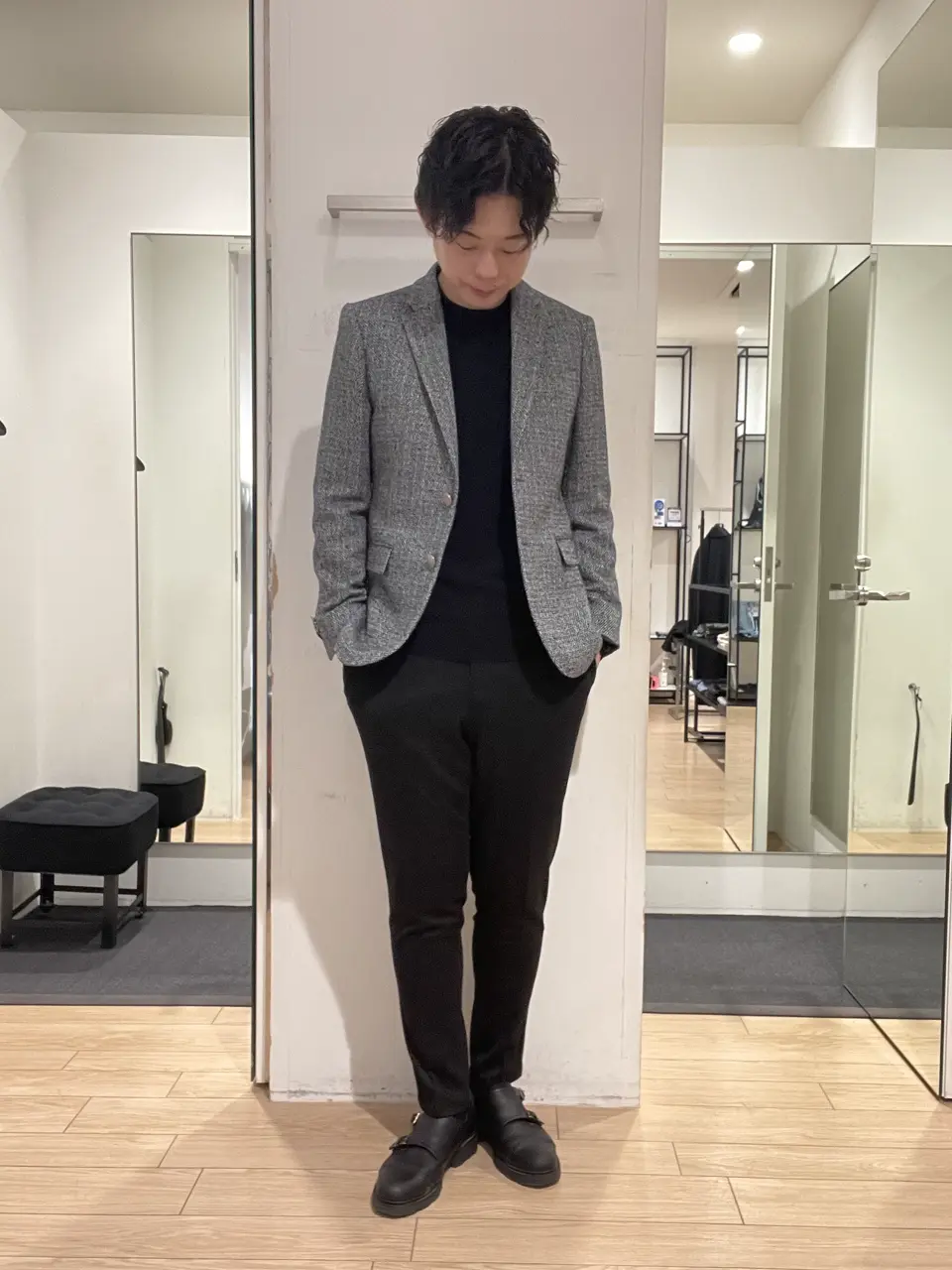 JOSEPH HOMME 佐藤健人 コーディネート画像