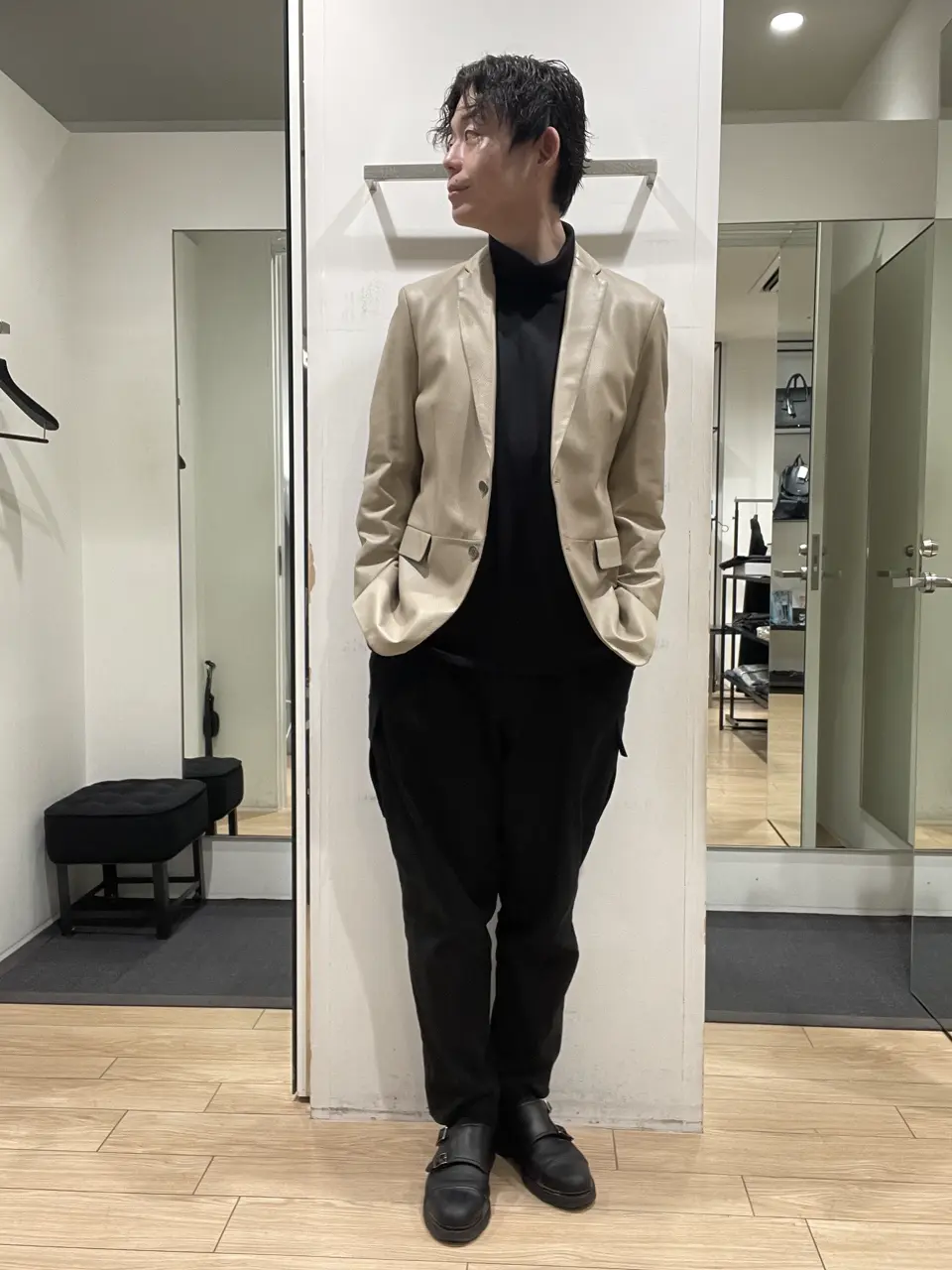 JOSEPH HOMME 佐藤健人 コーディネート画像