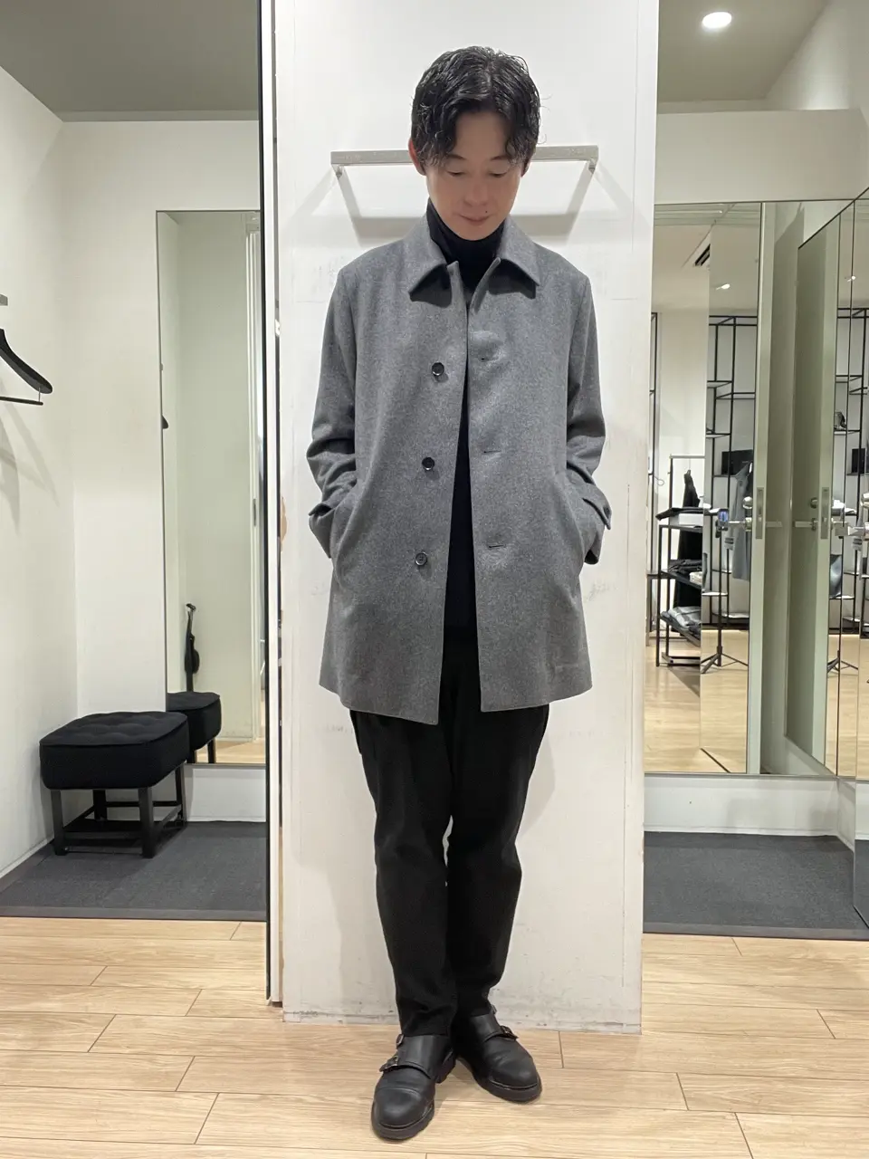 JOSEPH HOMME 佐藤健人 コーディネート画像