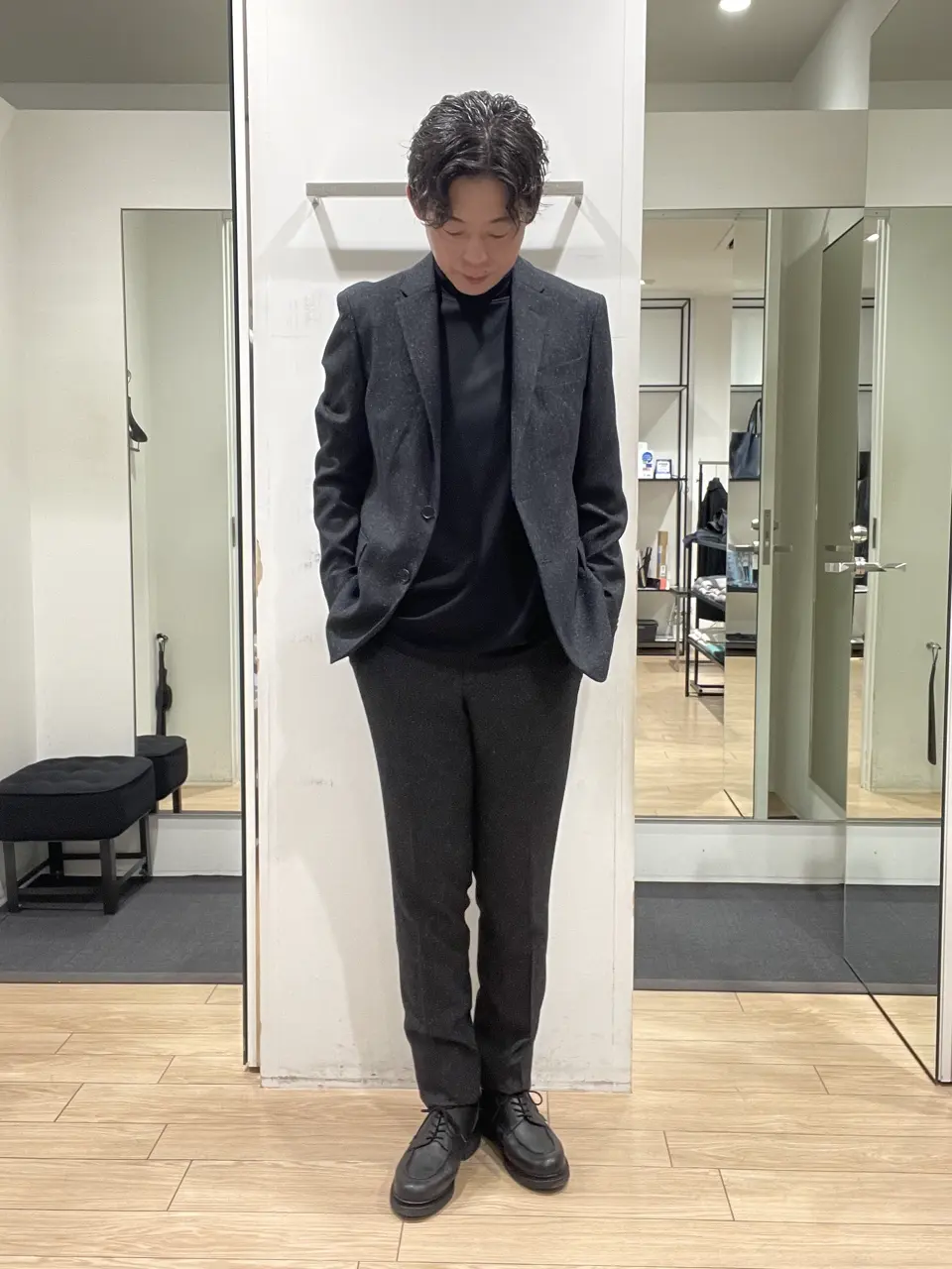 JOSEPH HOMME 佐藤健人 コーディネート画像