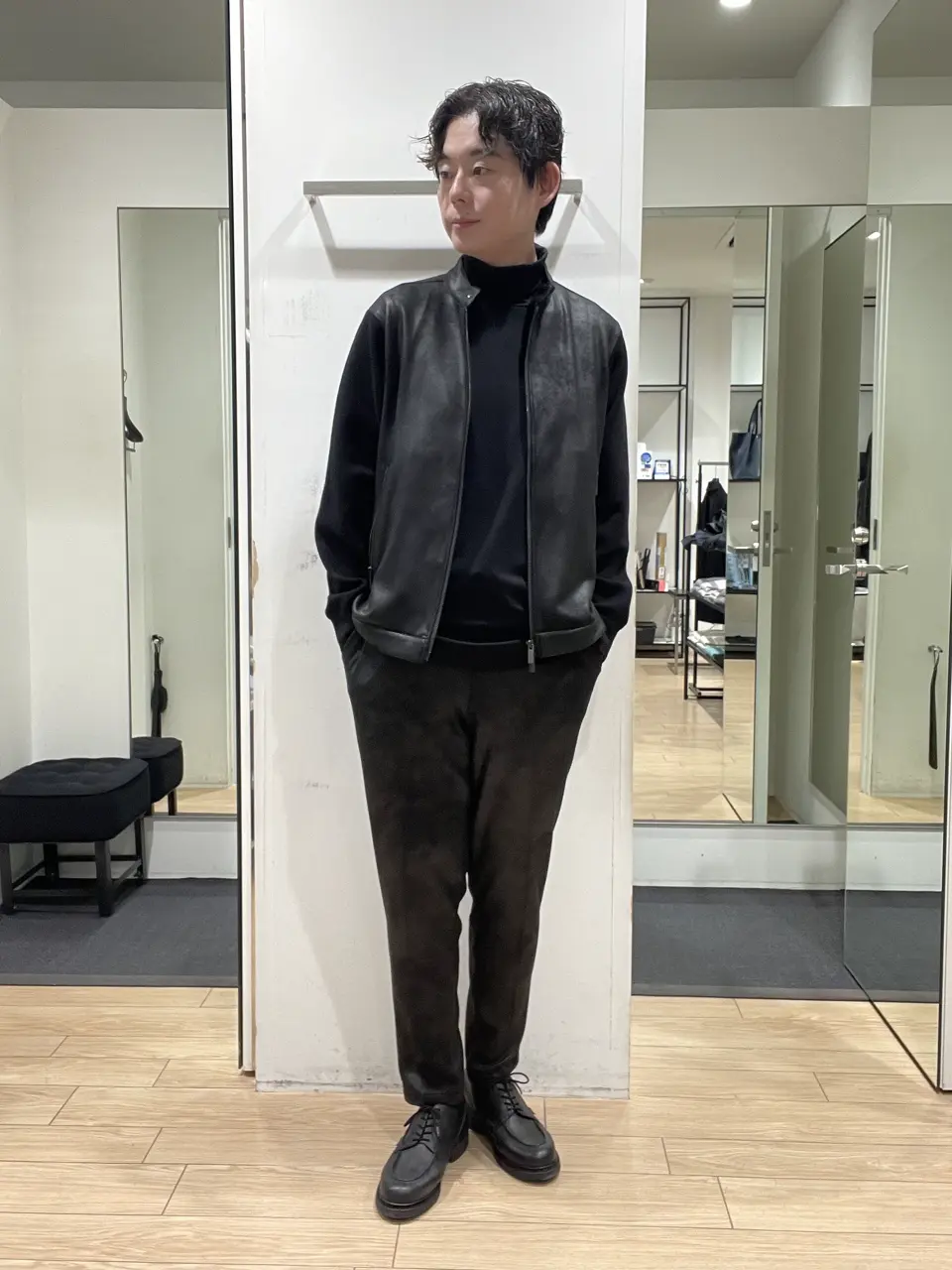 JOSEPH HOMME 佐藤健人 コーディネート画像