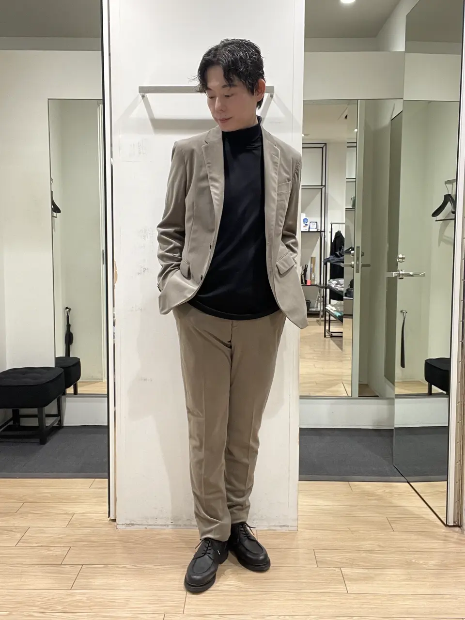 JOSEPH HOMME 佐藤健人 コーディネート画像