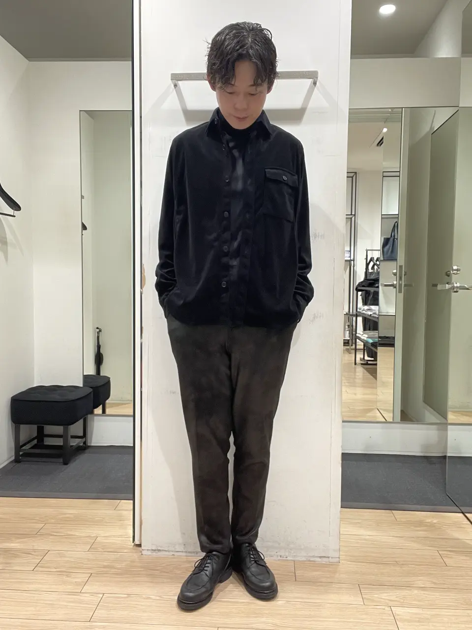 JOSEPH HOMME 佐藤健人 コーディネート画像