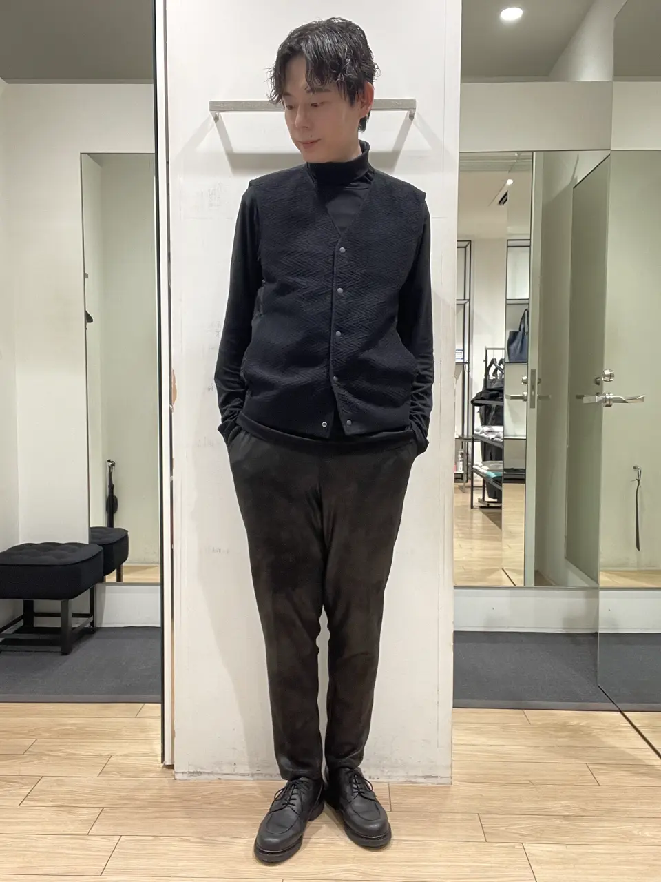 JOSEPH HOMME 佐藤健人 コーディネート画像