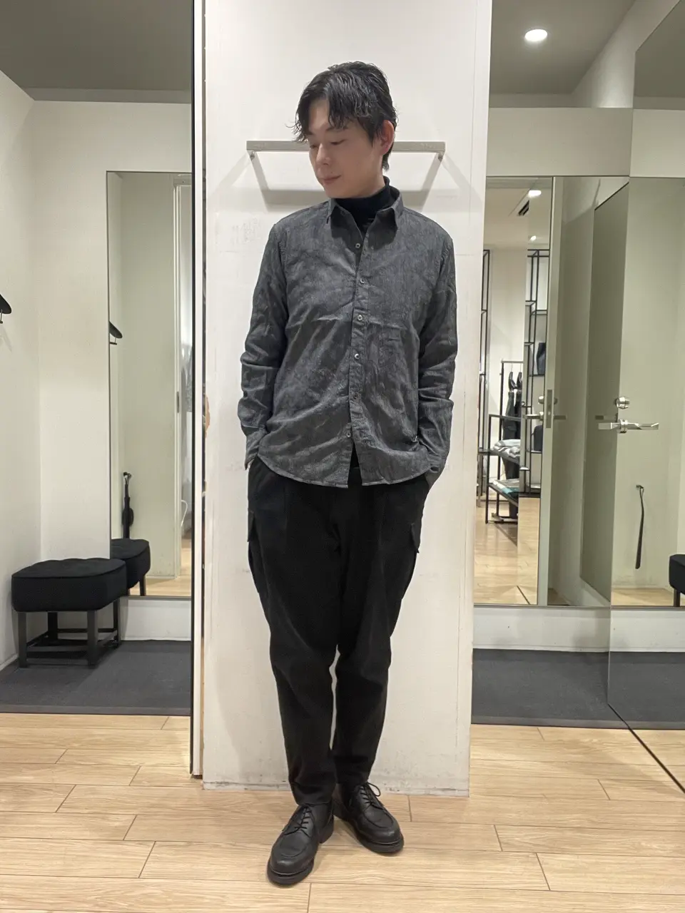 JOSEPH HOMME 佐藤健人 コーディネート画像