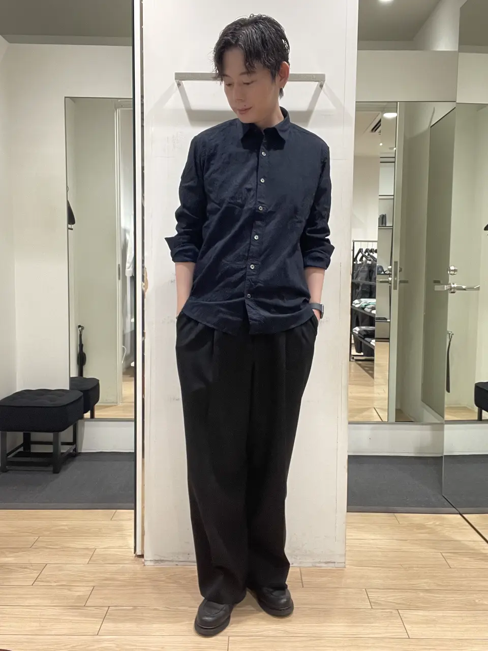 JOSEPH HOMME 佐藤健人 コーディネート画像