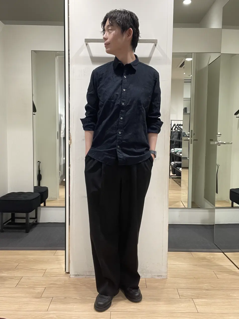 JOSEPH HOMME 佐藤健人 コーディネート画像