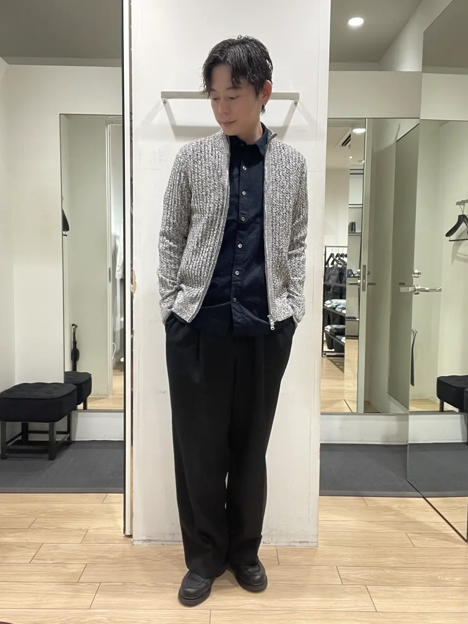 JOSEPH HOMME 佐藤健人 コーディネート画像