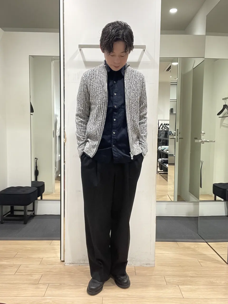 JOSEPH HOMME 佐藤健人 コーディネート画像