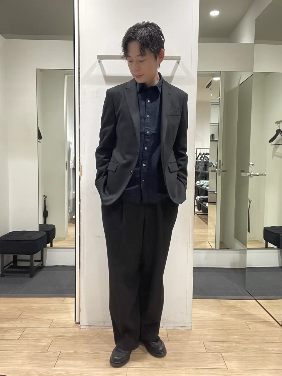 JOSEPH HOMME 佐藤健人 コーディネート画像