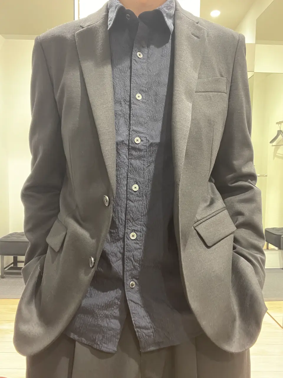 JOSEPH HOMME 佐藤健人 コーディネート画像