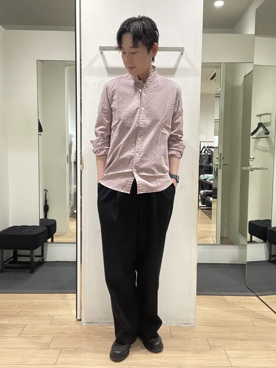 JOSEPH HOMME 佐藤健人 コーディネート画像