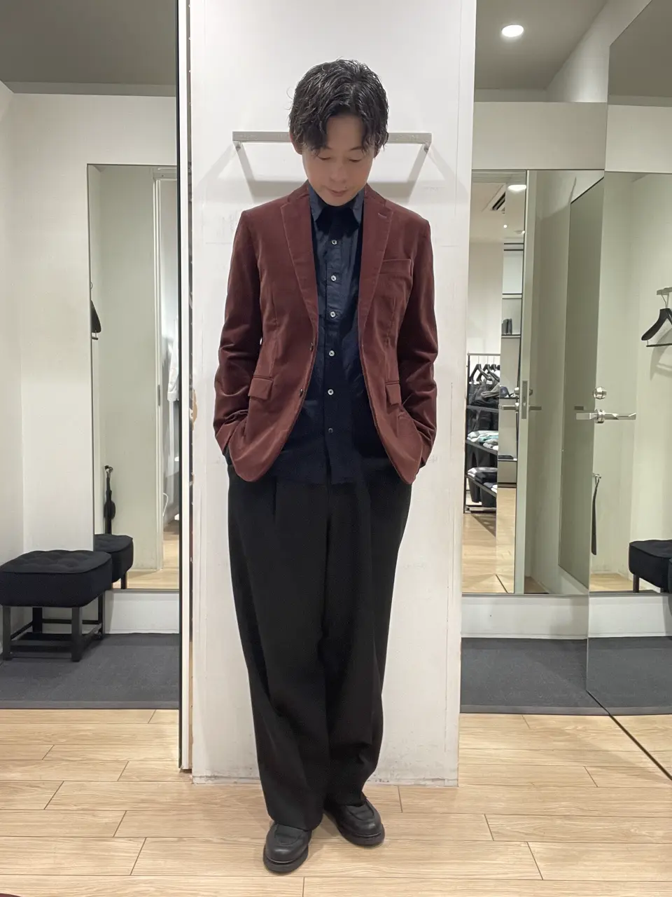 JOSEPH HOMME 佐藤健人 コーディネート画像