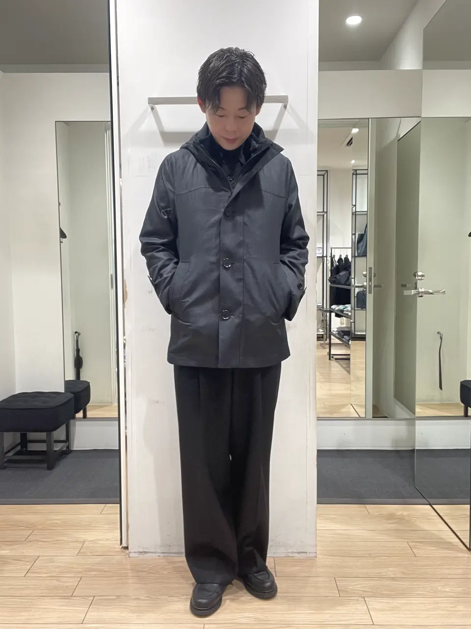 JOSEPH HOMME 佐藤健人 コーディネート画像