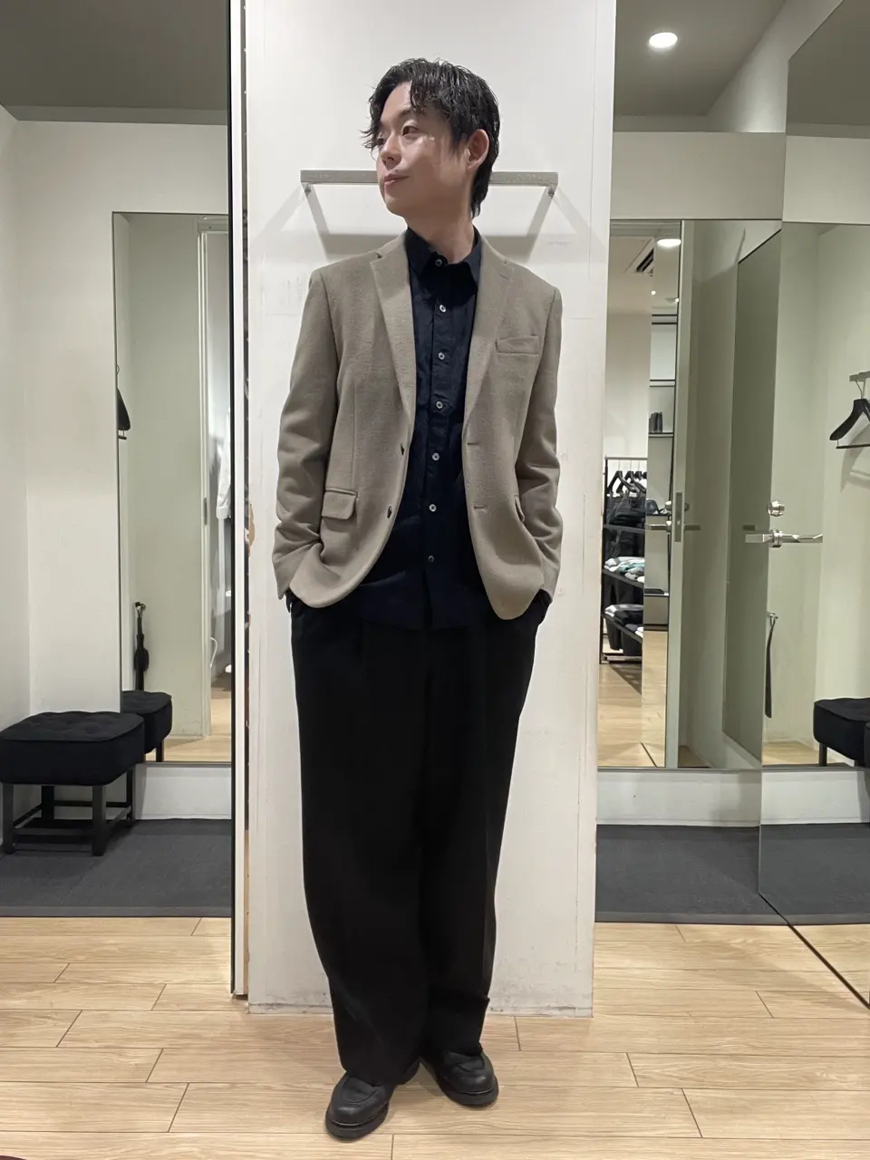 JOSEPH HOMME 佐藤健人 コーディネート画像