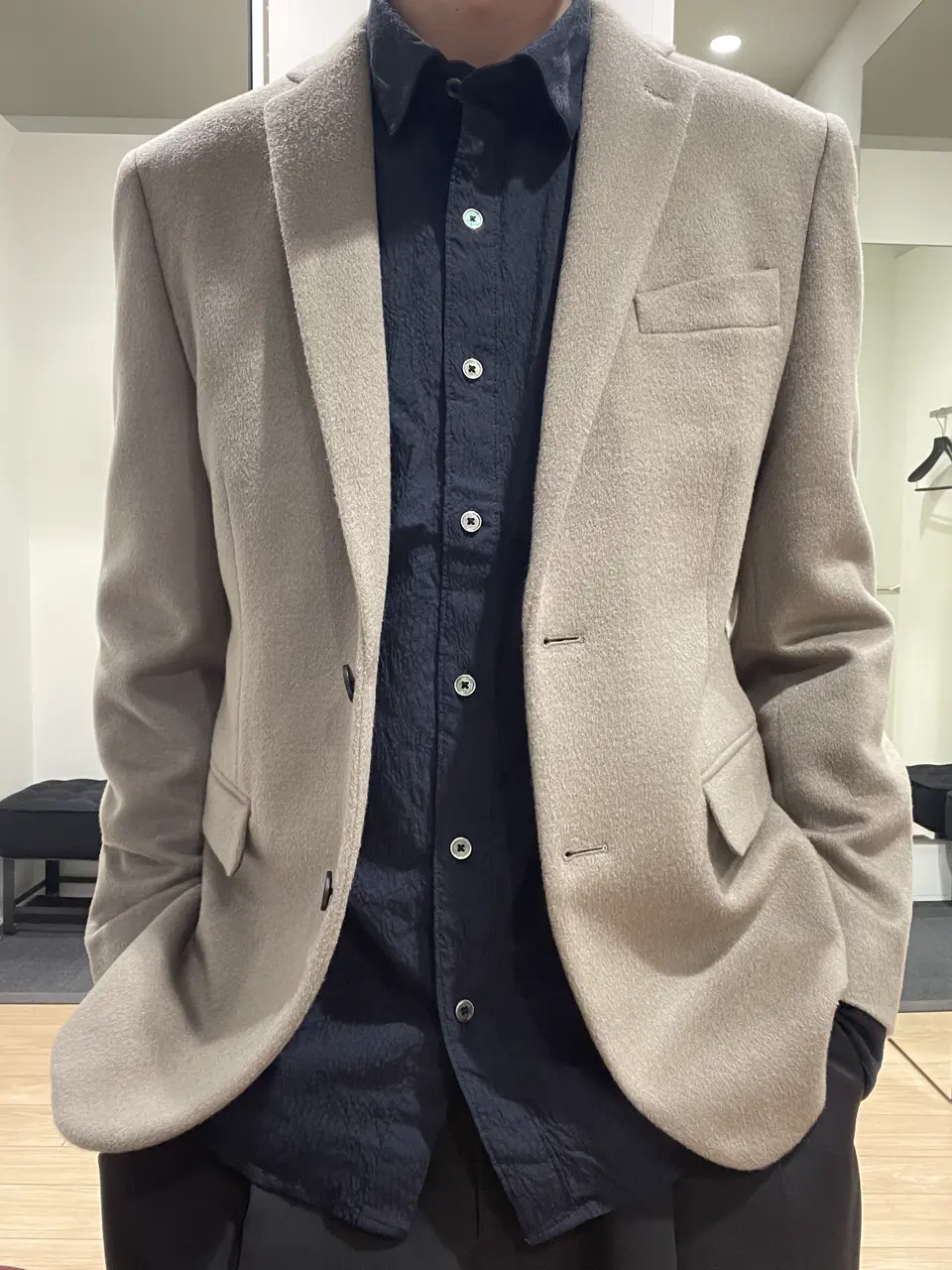 JOSEPH HOMME 佐藤健人 コーディネート画像