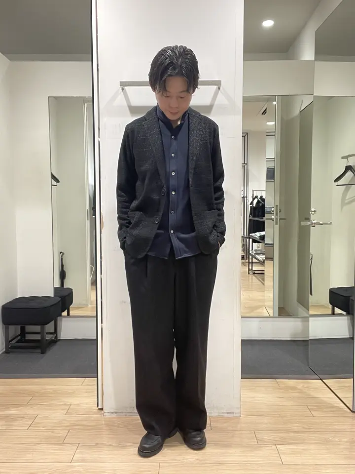 JOSEPH HOMME 佐藤健人 コーディネート画像