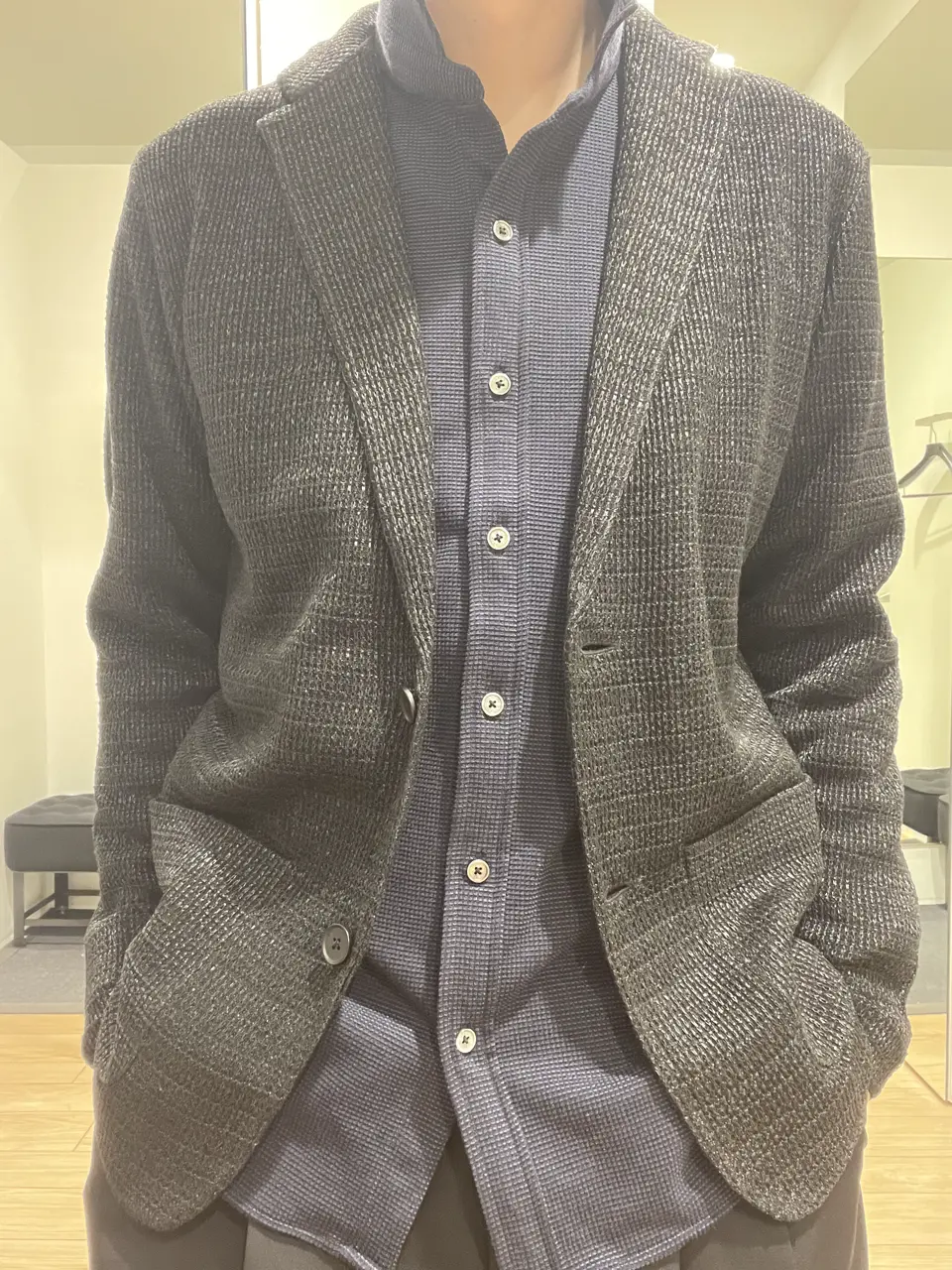 JOSEPH HOMME 佐藤健人 コーディネート画像